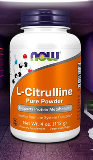 L-Citrulline 113g Powder by NOW FOODS