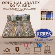 ♞,♘,♙Uratex Sofa Bed Single Size With Free Pillow (6x36x73)