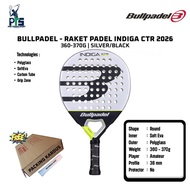 Raket Padel Indiga CTR 2026 360-370G Silver Black - JeamsSport