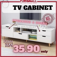 Furnimall 4 Feet TV cabinet 5 Feet TV cabinet  rak tv/ rak tv kayu/Kabinet Tv/Almari TV