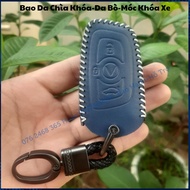 Bao da chìa khóa ô tô Vinfast LuxA Lux SA- Da thật- Bảo hành 2 năm