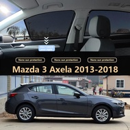 Magnetic Car Window Sunshade for Mazda 3 Axela 2013-2018 Car Window Cover Curtains Accessories
