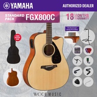 Yamaha FGX800C-NAT FGX Series Solid Top Acoustic Electric Guitar 41" - Natural