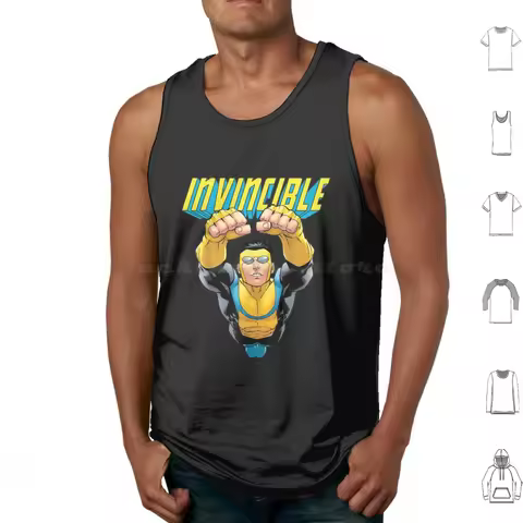 Mark Tank Tops Vest Sleeveless Invincible Comic Anime Serie Tv Book Super Hero Hero Robert Kirkman M