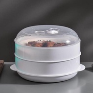 日本進口MUJIE微波爐蒸籠蒸盒專用加熱器皿碗食品級煮飯容器多功