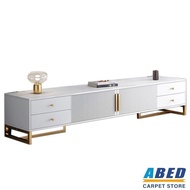 Abed Tv Console Light Luxury Tv Cabinet Nordic Style Cabinet Modern Simple Living Room Household Small Family Tea Table Tv Cabinet Floor Cabinet Ab142