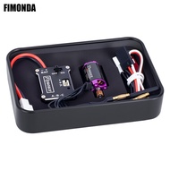25A ESC 1224 4500KV Outer Rotor Motor Brushless Combo for FMS FCX24 FCX24M SCX24 1/24 RC Crawler Upg