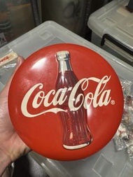 Coca-Cola Round Metal tin 可口可樂鐵罐