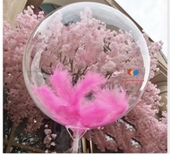 (ECER) Balon Bobo / Balon PVC Transparan / Balon bening ulang tahun dekor florist