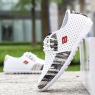 Old Beijing men's shoes Old Beijing men's shoes Summer Hollow Breathable Cloth shoes men's Deodorant
