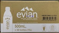 美兒小舖COSTCO好市多代購～Evian 依雲 天然礦泉水/瓶裝水(500毫升x30入)