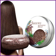 Black Hair Shampoo Bar Natural Organic Shouwu Hair Soap Shampoo Bar Soap Hair Darkening Shampoo Bar Volumizing &amp; teisg