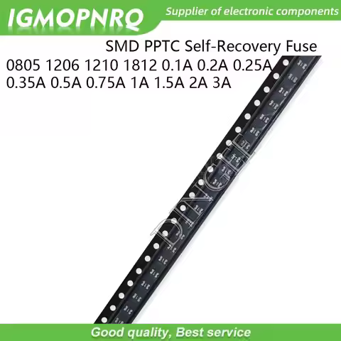 20PCS 0603 0805 1206 1210 1812 0.1A 0.2A 0.25A 0.35A 0.5A 0.75A 1A 1.5A 2A 3A PPTC Self-Recovery Fus