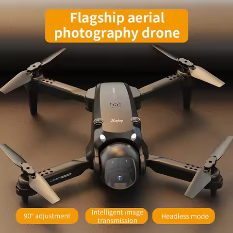 Flagship X5 Drone with 4K Electric Zoom Camera Brushless Windproof 2.8' Screen Controller Large Capa