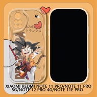 For Xiaomi Redmi Note 11 Pro Note 11S Note11 Pro Plus Anime Cute Goku Phone Case Soft Silicone Wave Edge Back Cover Casing