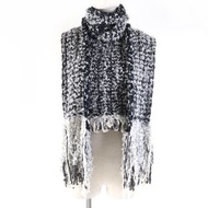 香奈兒 (CHANEL) P58876K07720 純棉無袖針織衫，飾有 Coco 標誌和 Logo 緞帶​​披肩，黑色，34 碼，意大利製造，成色極佳。