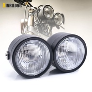 Motorcycle Modification Accessories CG125 Retro Headlight Headlight Universal GN Headlight Harley Pr