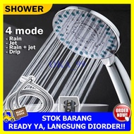 PAKET PROMO KOMPLIT Shower Mandi 1 Set / Shower Kamar Mandi Stainless 150 Cm