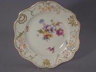 麥森 Meissen Floral Plate 麥森波浪花卉盤