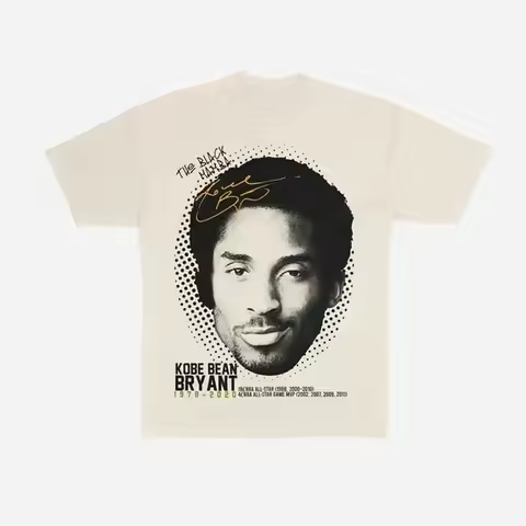 Kobe "Bean" Bryant Afro Big Head Bootleg Graphic T-Shirt