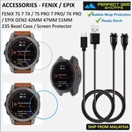 Accessories - Fenix 7s 7 7x Epix Pro Gen 2 42 47 51 mm Screen Protector Tempered Glass Bezel Protect