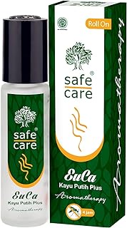 Safe Care EuCa Roll On (Eucalyptus Oil/Cajuput Oil), 10 ml (Pack of 6)