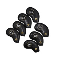 Genuine Japan Epon Golf Iron Pole Cover Magnetic Angle Rod Retro Black Woven Pattern Compact 7 Numbe