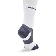 Terlaris 2XU Unisex Vectr Cushion Crew Socks White Grey || kaos kaki