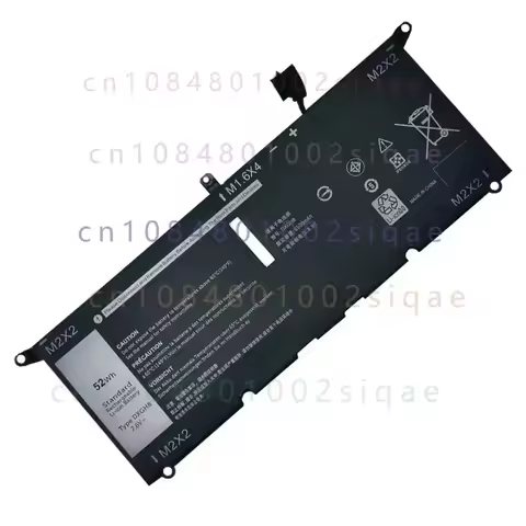 DXGH8 Laptop Battery For DELL XPS 13 9380 9370 7390 For DELL Inspiron 7390 2-in-1 7490 G8VCF H754V 0