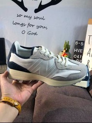 anb brand x  New Balance NB 327 white navy白藏青
