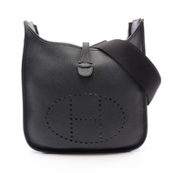 【二手】愛馬仕 HERMES Evelyne 3 Trois PM 黑色肩背包 其他 Evelyne 3PM 黑色 女士二手 B