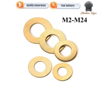 [QM4] Flat Washer Metal Screw Flat Washer Brass Washer M8/M10/M12/M14/M16/M20 GB97 Copper Washer