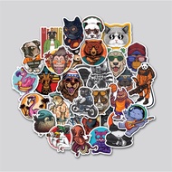 STICKER PACK HIPSTER ANIMAL | TUMBLR STICKER LAPTOP SUITCASE HELMET