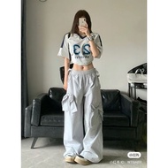 HUM - RRX Wanita IZZY RIBBON PANTS large RIBBON culottes premium PANTS bottoms fashion/ for teenager