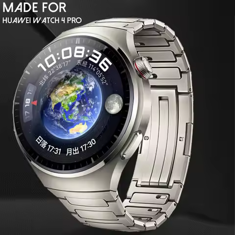 Original No Gaps Luxury Titanium Alloy Strap For Huawei Watch 4 Pro Metal Bracelet For Huawei Watch 