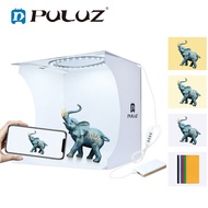 PULUZ Ring Mini LED Light Box Panel Folding Lightbox Photography Photo Studio LEDs Panel Light Soft 