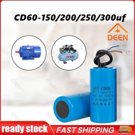 CD60 Motor Starting Capacitor 250VAC Blue 100uf 150uf 200uf 250uf 300uf 350uf 400uf 450uf 500uf