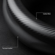 Free Shipping! 3D LOGO embossed leather car steering wheel cover/car steering wheel cover/fiber car 