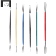 6 PCS Clay Sculpting Tools,  Pottery Tools, 6.1 Inches Stainless Steel Pottery Carving Set