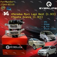 {27060-BZ110} Alternator Toyota Avanza 1.3CC / Perodua Myvi Lagi Best 1.3CC [Black Cover] [85 Ampera
