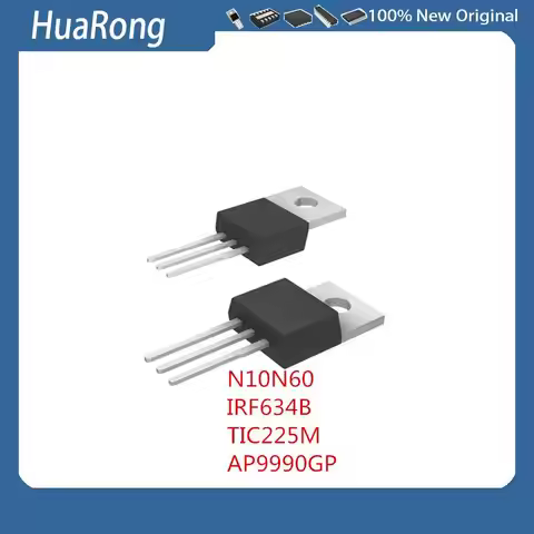10Pcs/Lot N10N60 10A/600V IRF634B TIC225M AP9990GP TO-220