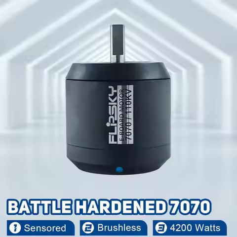 New Flipsky Sensored Outrunner Brushless DC Motor Battle hardened 7070 110KV 4200W for Electric Skat