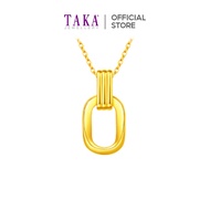 HA5 TAKA Jewellery 999 Pure Gold Pendant with 9K Gold Chain