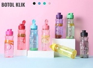 MY BOTTLE FLIP ON Dengan Tali BPA free | Botol My bottle Klik kotak persegi square