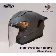 HRV PROTON SOLID HELMET STONE GREY DOOF COLOR