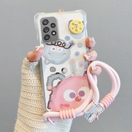 Suitable for samsung Galaxy A23 Phone Case Cartoon Trendy Girl samsung a23 Diagonal Long Lanyard 3 S