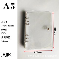 Sáng Thực Tế PVC Rời Lá Notebook A5 A6 A7 Kích Cỡ Vòng Trong Suốt Chất Kết Dính Bao Da Mềm Đẹp Người