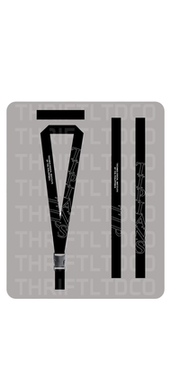 TIP TIPIANS ID LACE LANYARD/BLACK