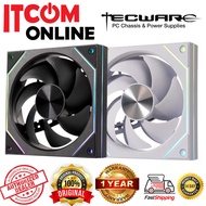TECWARE GLOW PR12 PWM ARGB LITE & REVERSED 12CM CASING FAN BLK/WHT