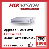 Upgrade HIKVISION DVR 4 Channel to 8 Channel Special for HIKVISION CCTV Package